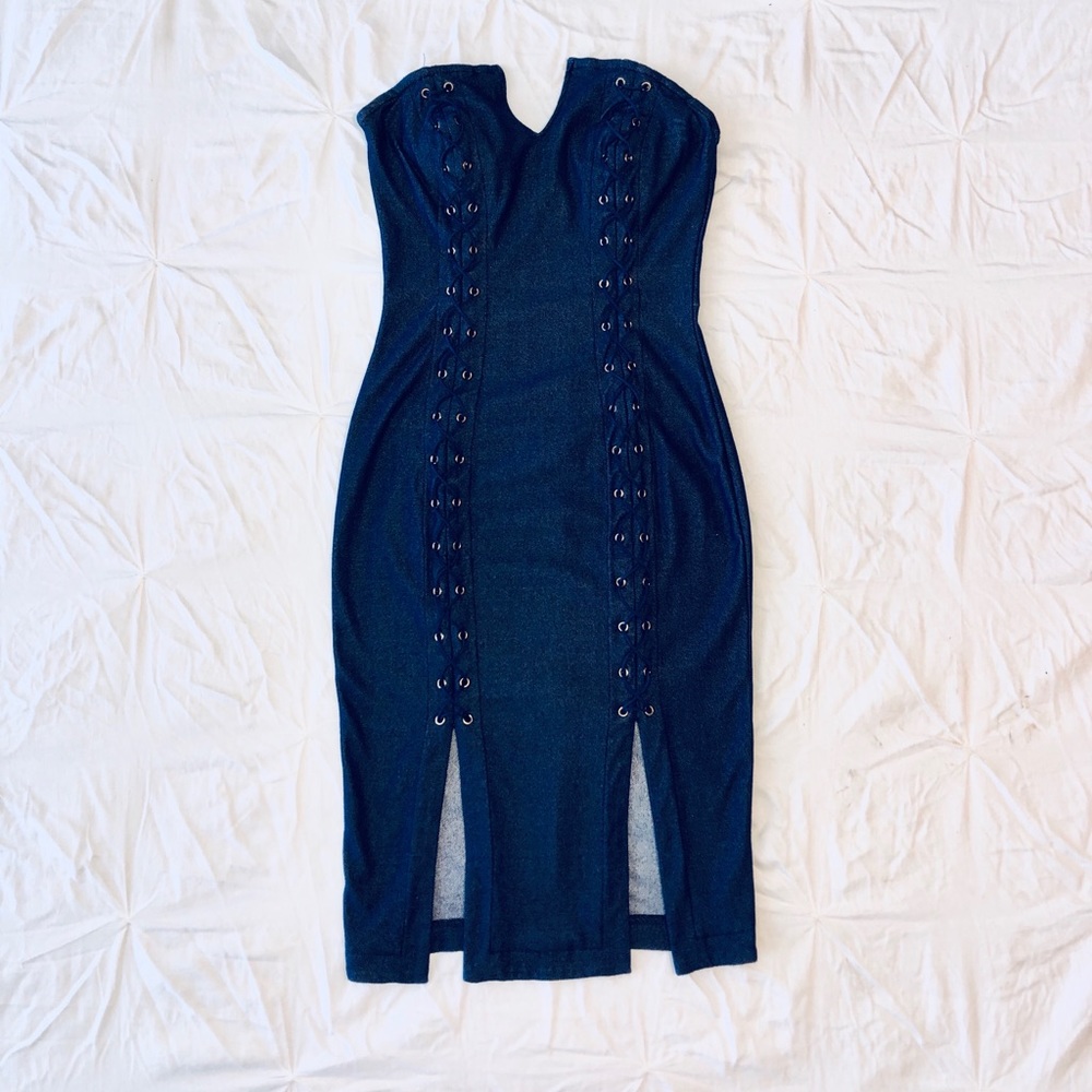 Denim dress